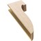 Ekena Millwork 6"W x 12"D x 36"H Thin Del Monte Rough Cedar Woodgrain TimberThane Corbel, Primed Tan CORUR06X12X36DELRCPR - alternate 3